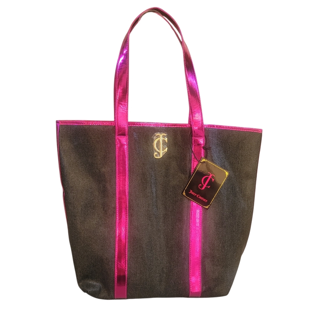 *NWT* Juicy Couture Pink and Black Tote Bag Limited Edition